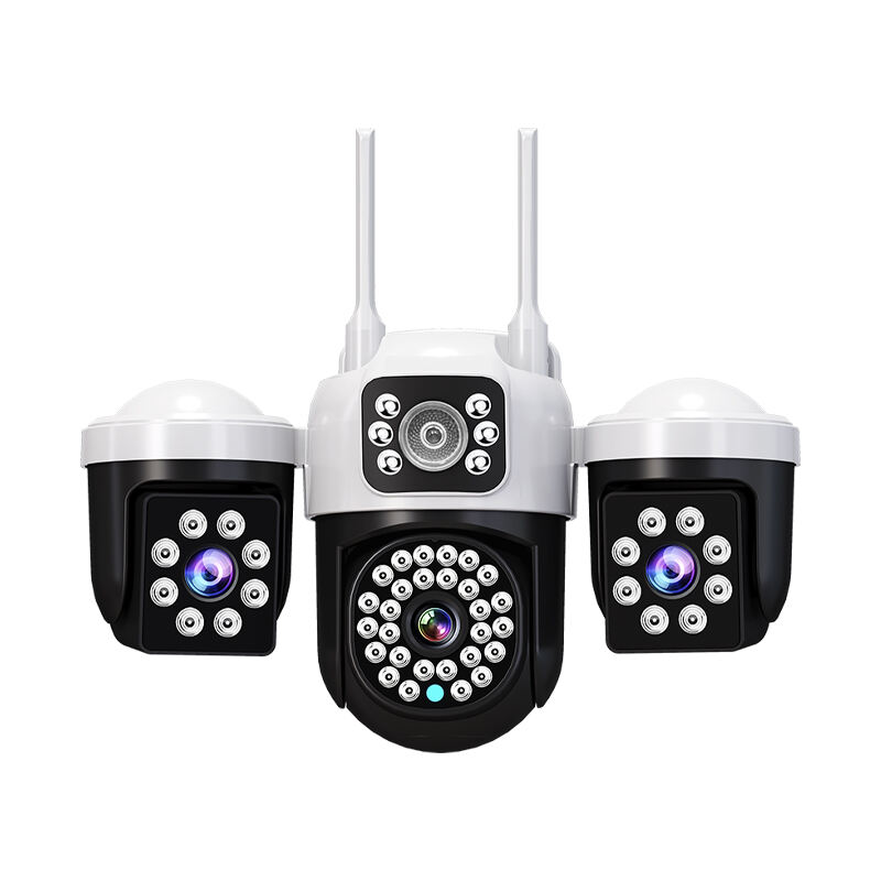 V380 RV33-4G 2MP+2MP+2MP Karta TF Dane w chmurze Wykrywanie ruchu Podwójna obiektyw PTZ HD Bezpieczeństwo Wizja nocna Kamera CCTV zewnętrzna WiFi