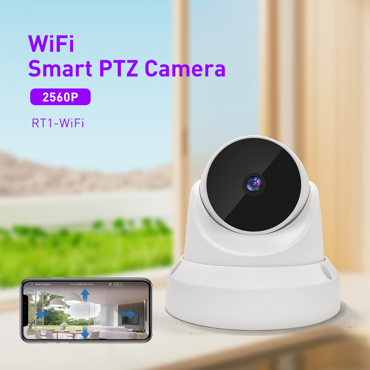 V380 RT1 WiFi 3MP Indoor Gunturret IPC supplier