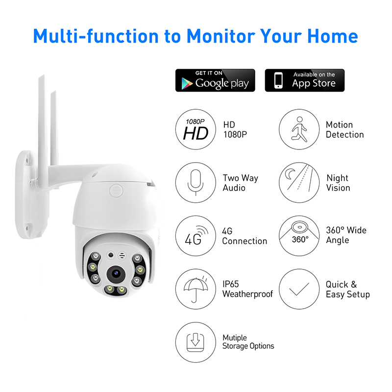 V380 RVP2 WiFi 3MP/5MP Wodoodporny zewnętrzny IPC