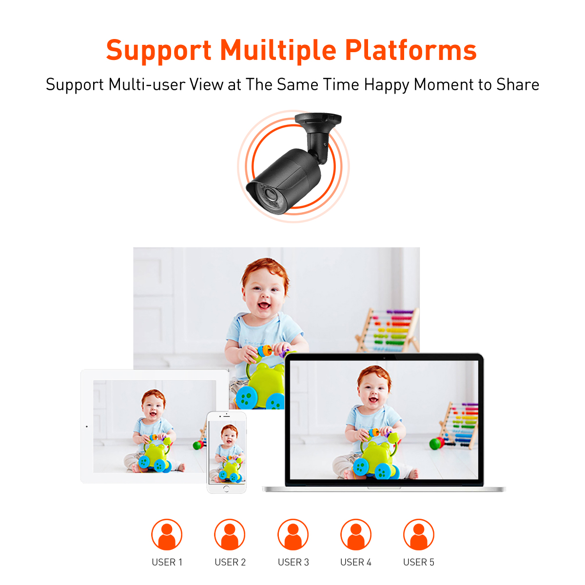 Tuya RB2 WiFi 2MP/4MP Outdoor Waterproof Bullet IPC factory