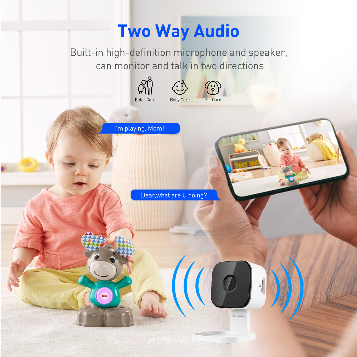 Tuya RC3 WiFi 1/2/4MP Indoor Fixed Cube IPC manufacture