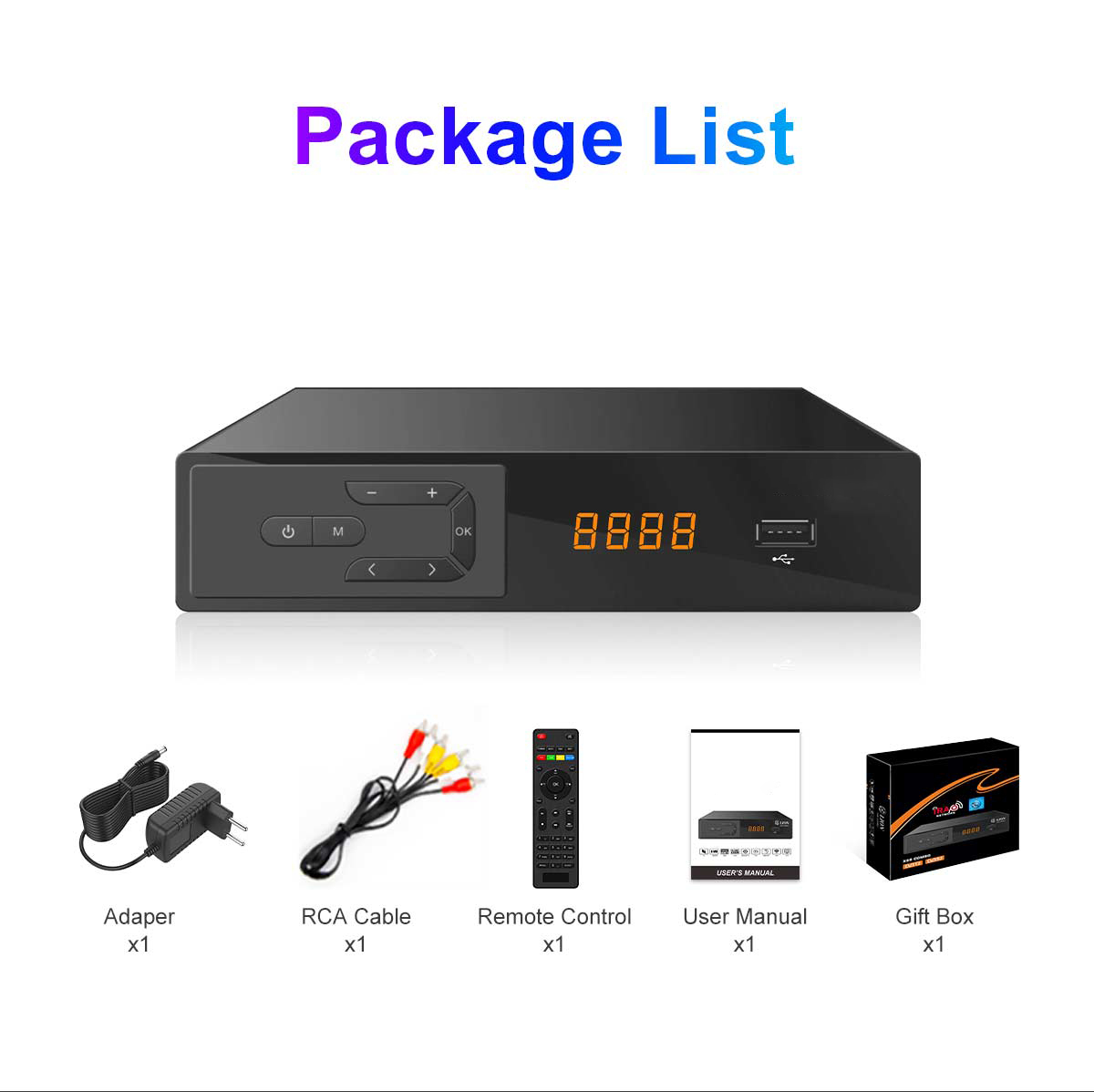 H.265 DVB-S2/T2/C Combo Receiver factory