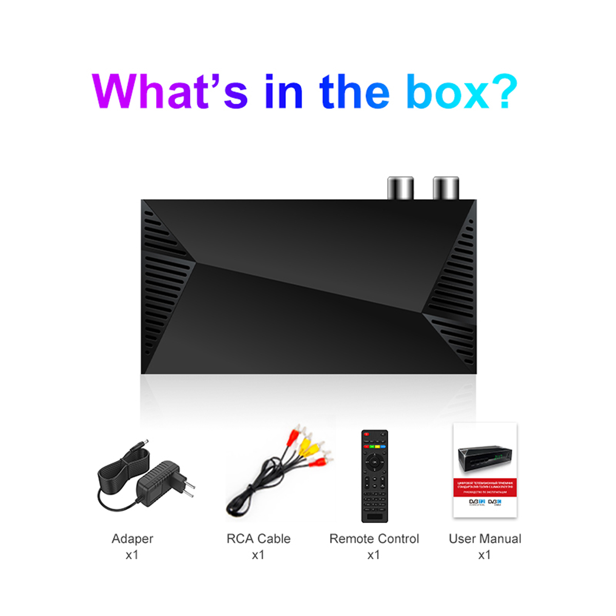 120mm Mini-8 DVB-T2 Receiver details