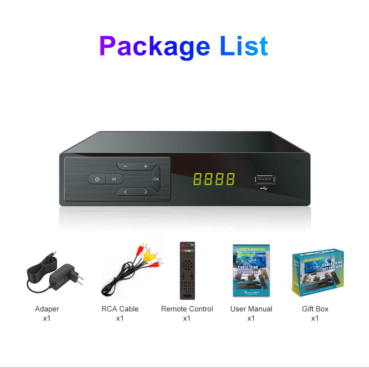 Metal-1 168mm DVB-C Cardless Receiver details