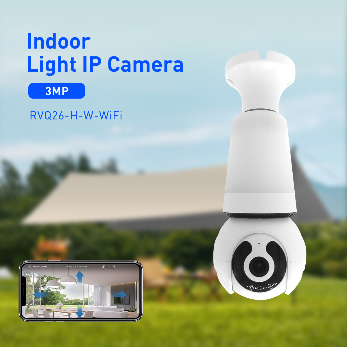 V380 RVQ26 WiFi 3MP Bulb IPC factory