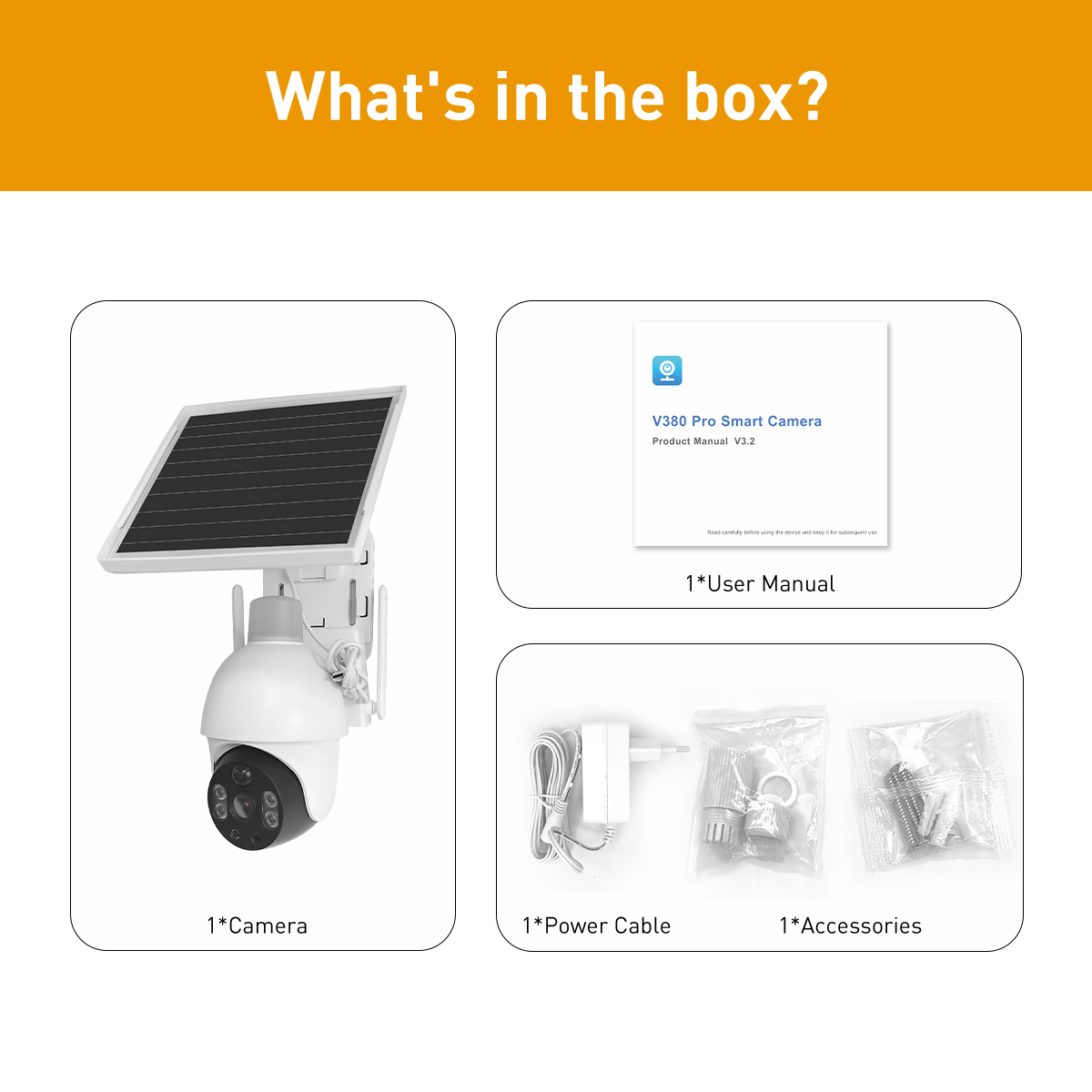 V380 RVP15M AOV 4G Solar 2MP Waterproof Outdoor IPC manufacture