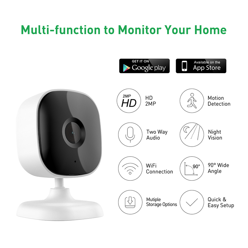 Tuya RC1 Wi-Fi 1/2/4MP IPC w pomieszczeniach wewnętrznych