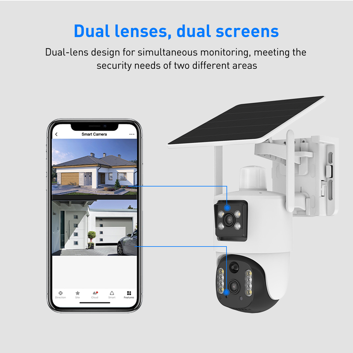 V380 RV5 4G Solar 2MP Waterproof Outdoor IPC supplier