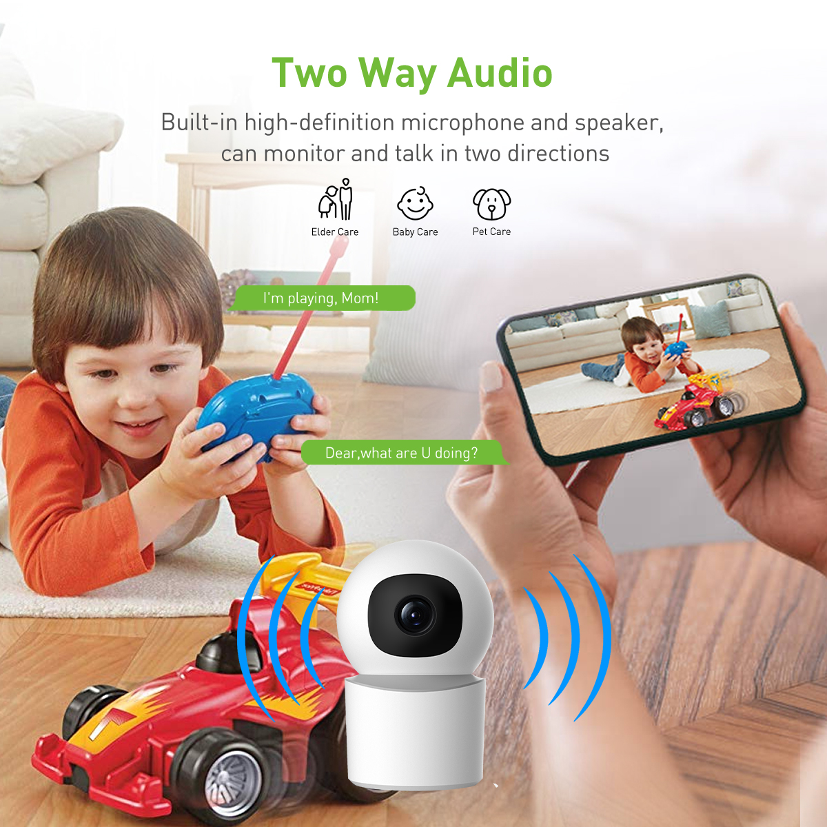 Tuya RP4 WiFi 2MP/4MP Indoor Dome PTZ IPC factory