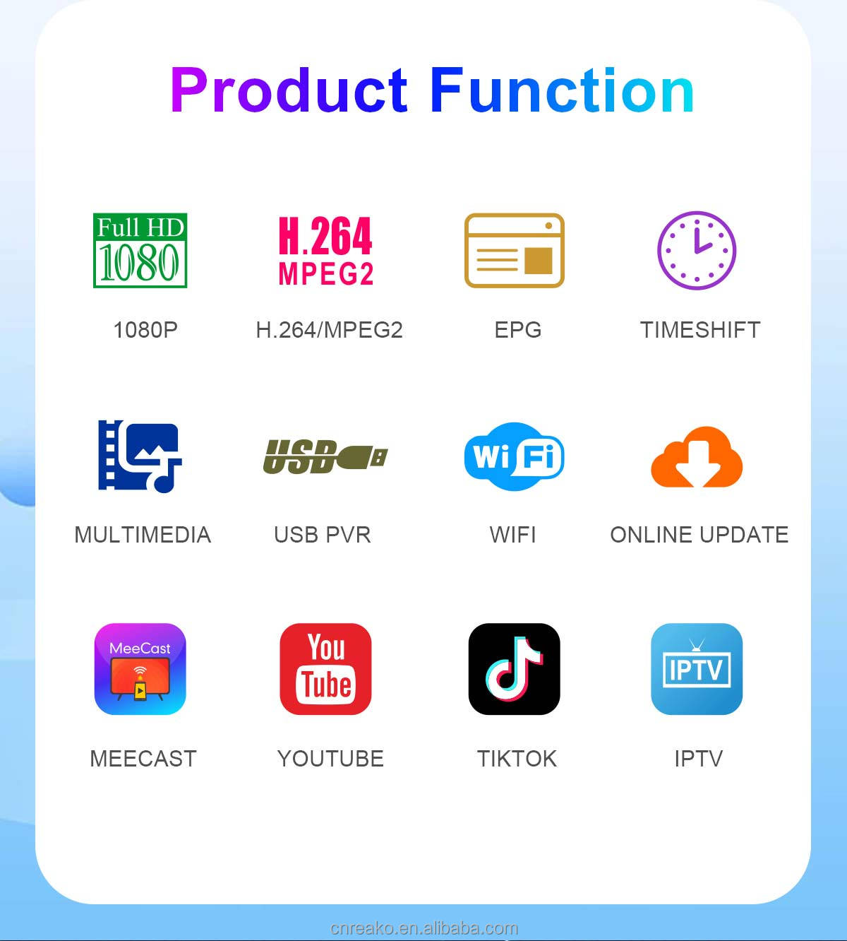 90mm Mini-4 DVB-T2 Receiver supplier