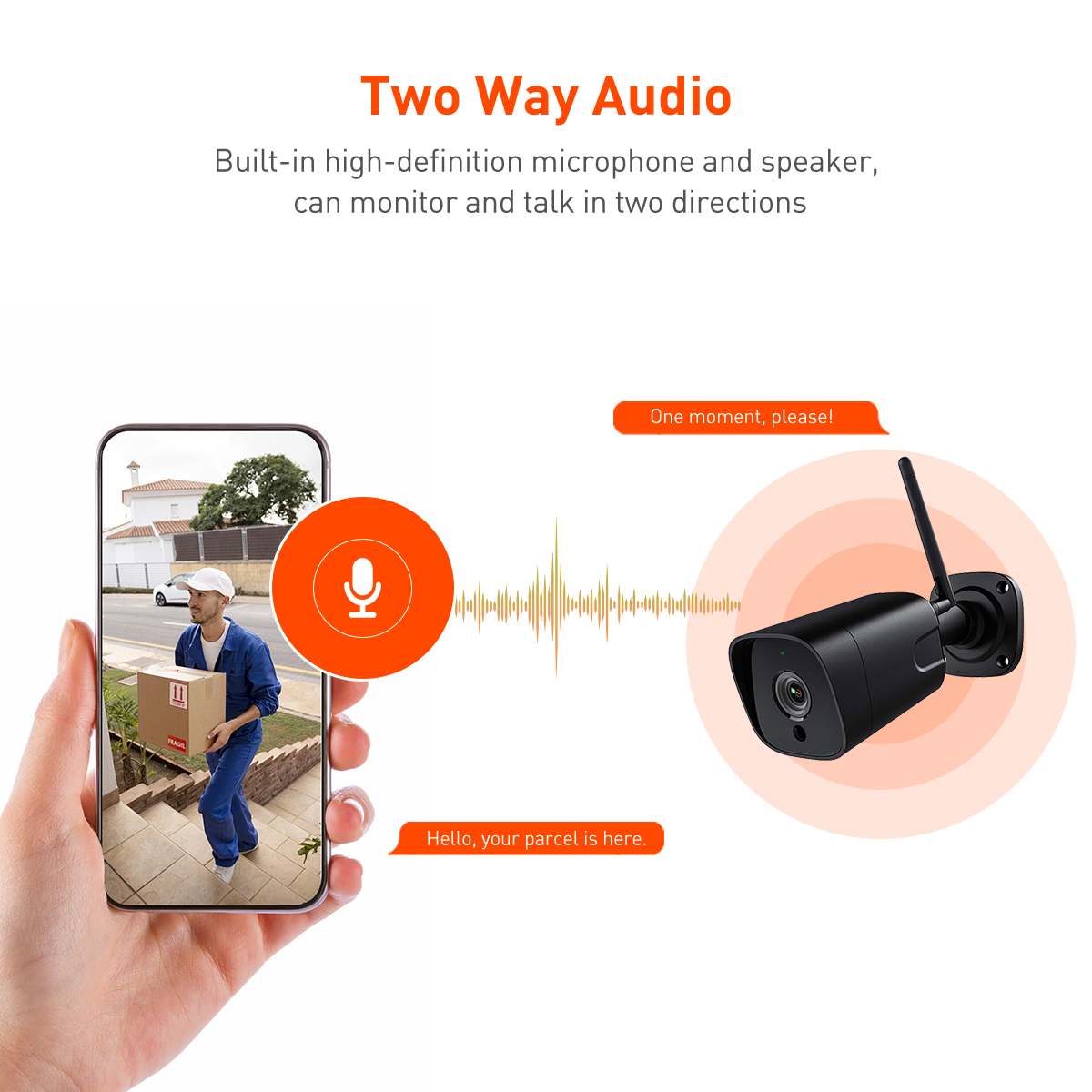 Tuya RB1 WiFi 2MP/4MP Outdoor Waterproof Bullet IPC factory