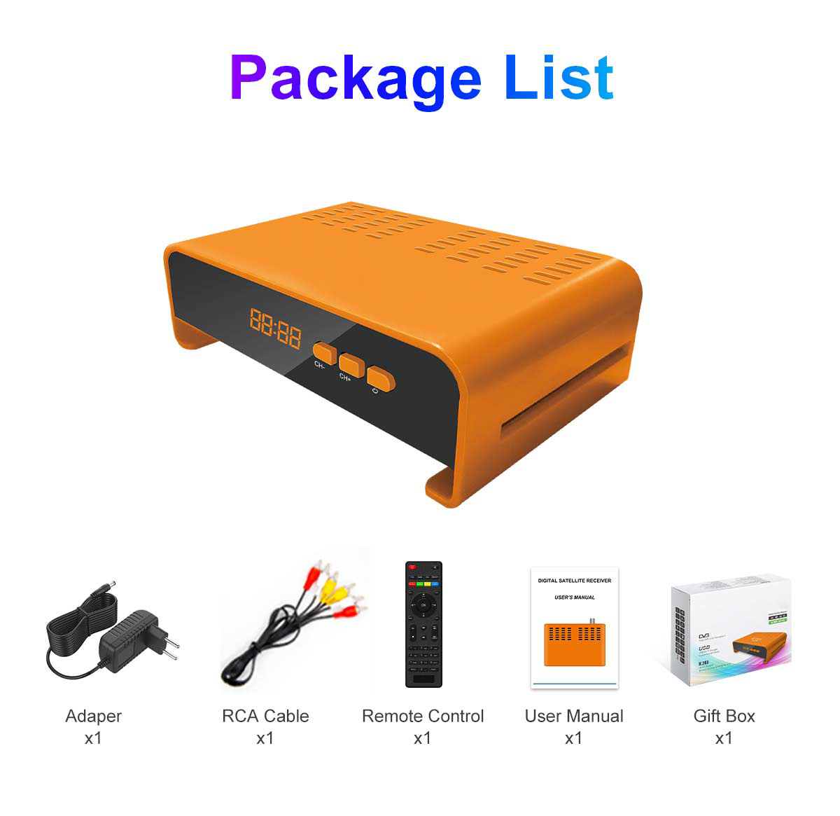 Mini-10 120mm Mini DVB-S2 Receiver supplier