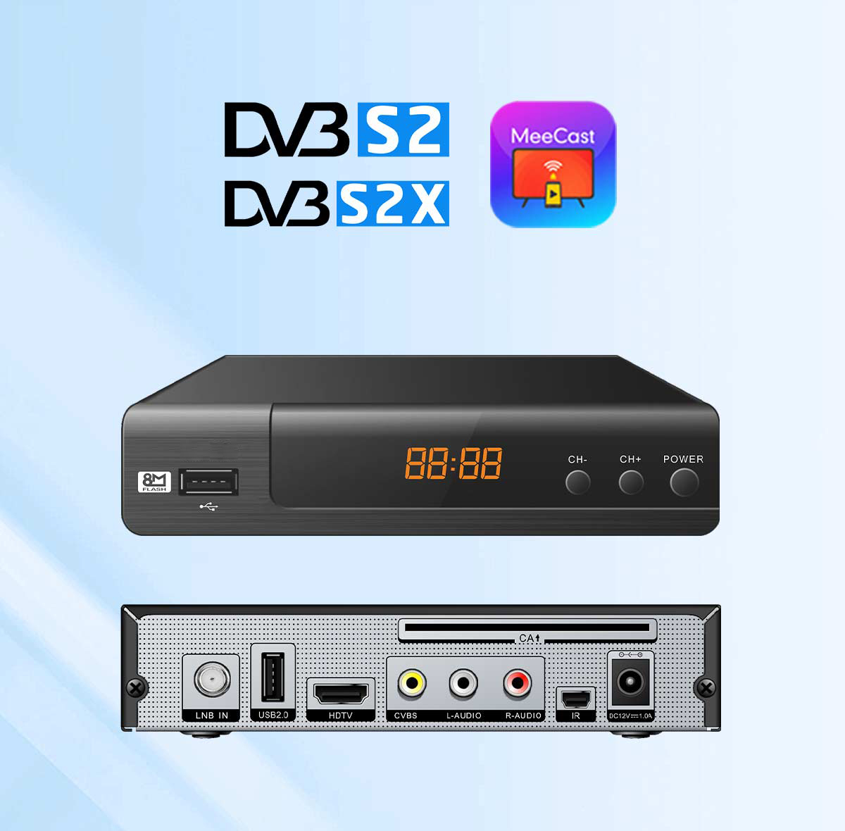 Metal-1 132mm DVB-S2 Receiver manufacture