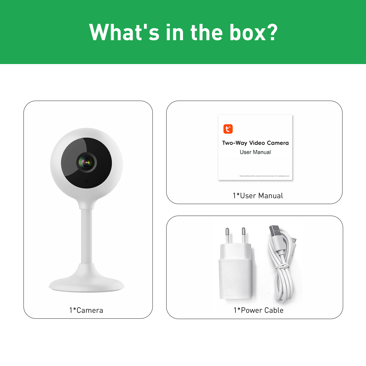 Tuya RC2 WiFi 1/2/4MP Indoor Fixed Cube IPC manufacture