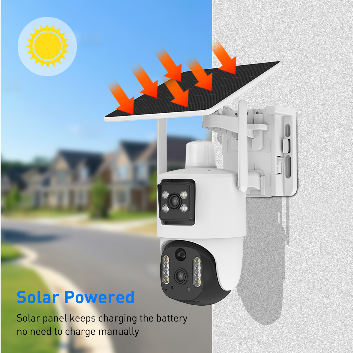 V380 RV5 4G Solar 2MP Waterproof Outdoor IPC supplier