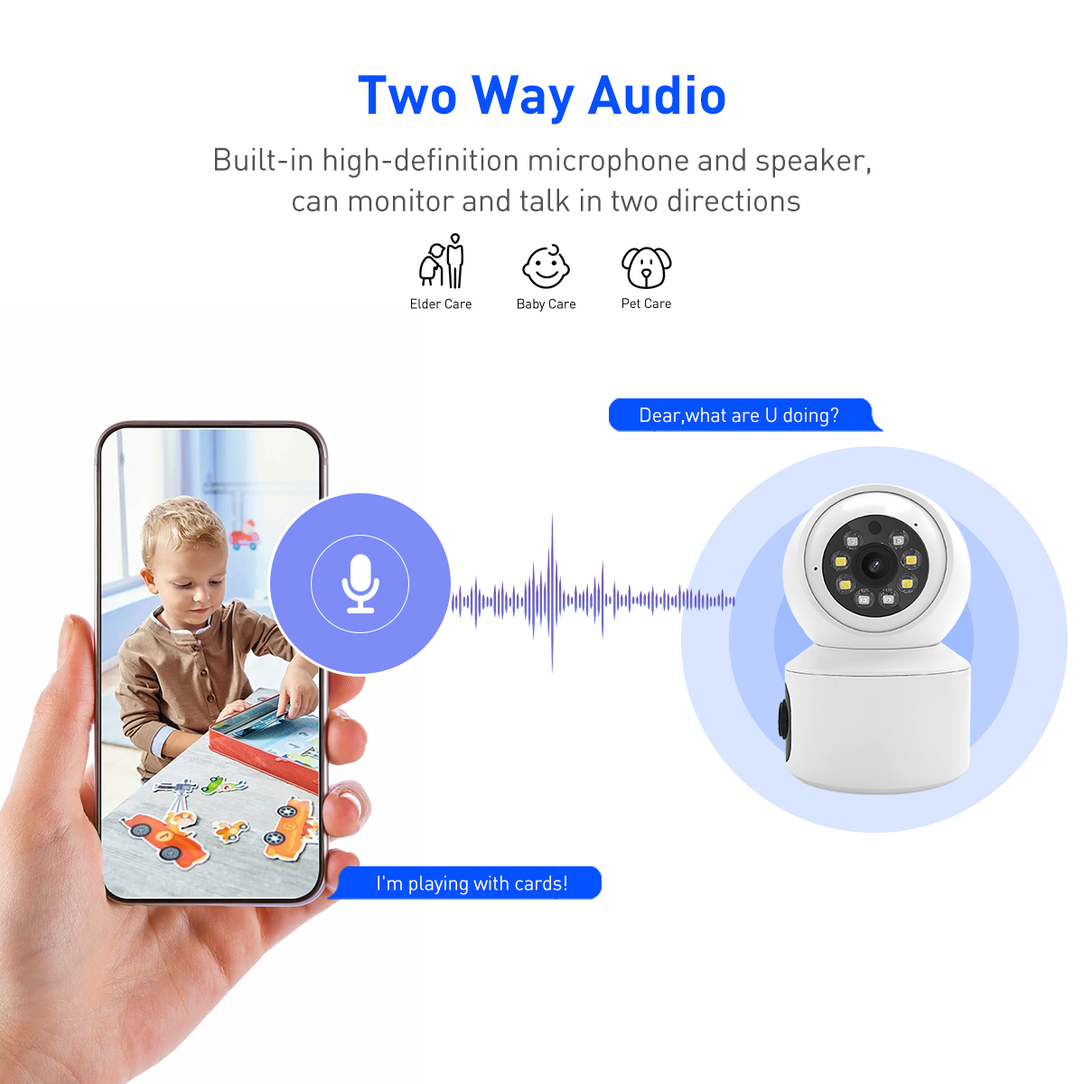 V380 RVBQ2 WiFi 2MP Indoor PTZ IPC manufacture