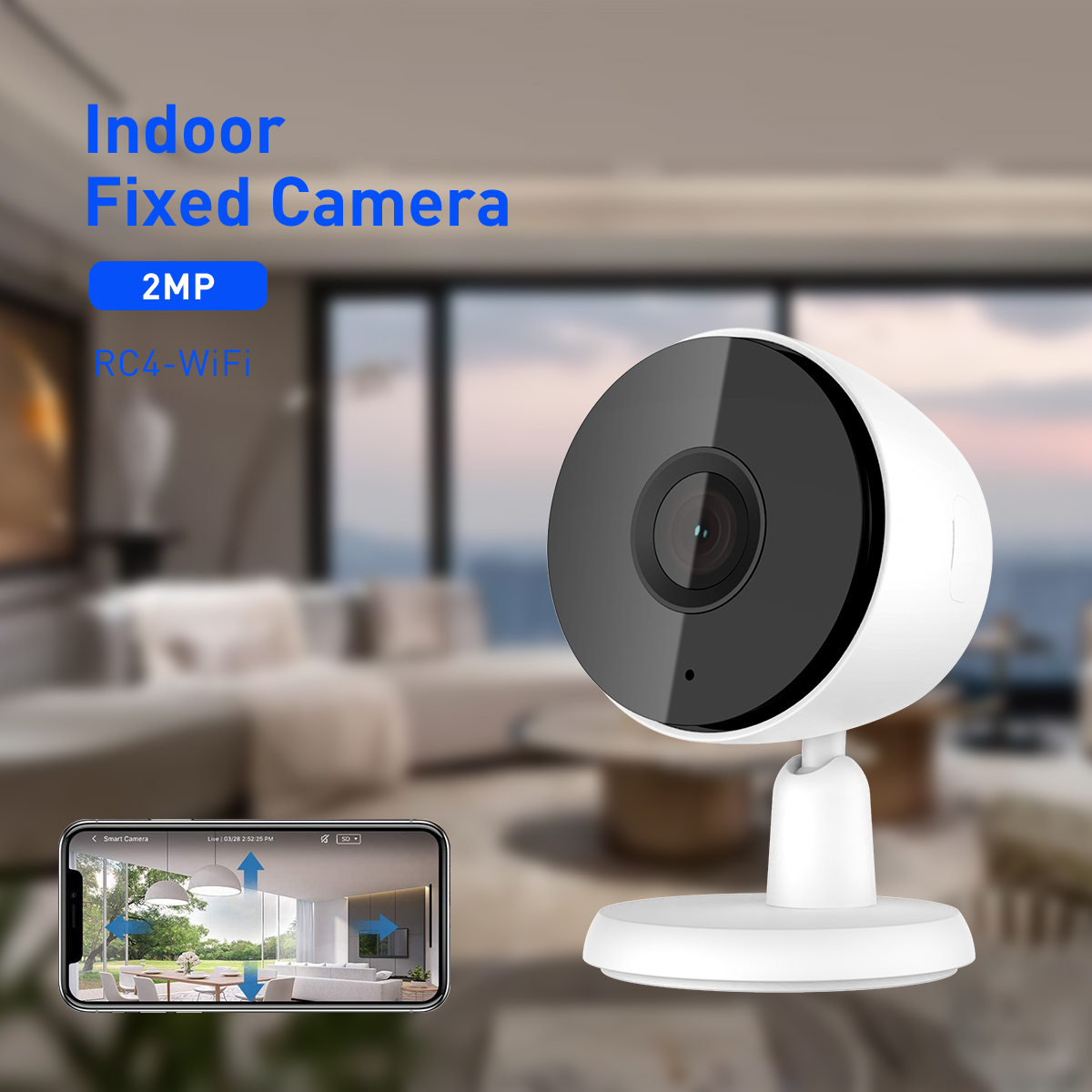 Tuya RC4 WiFi 1/2/4MP Indoor Fixed Cube IPC manufacture
