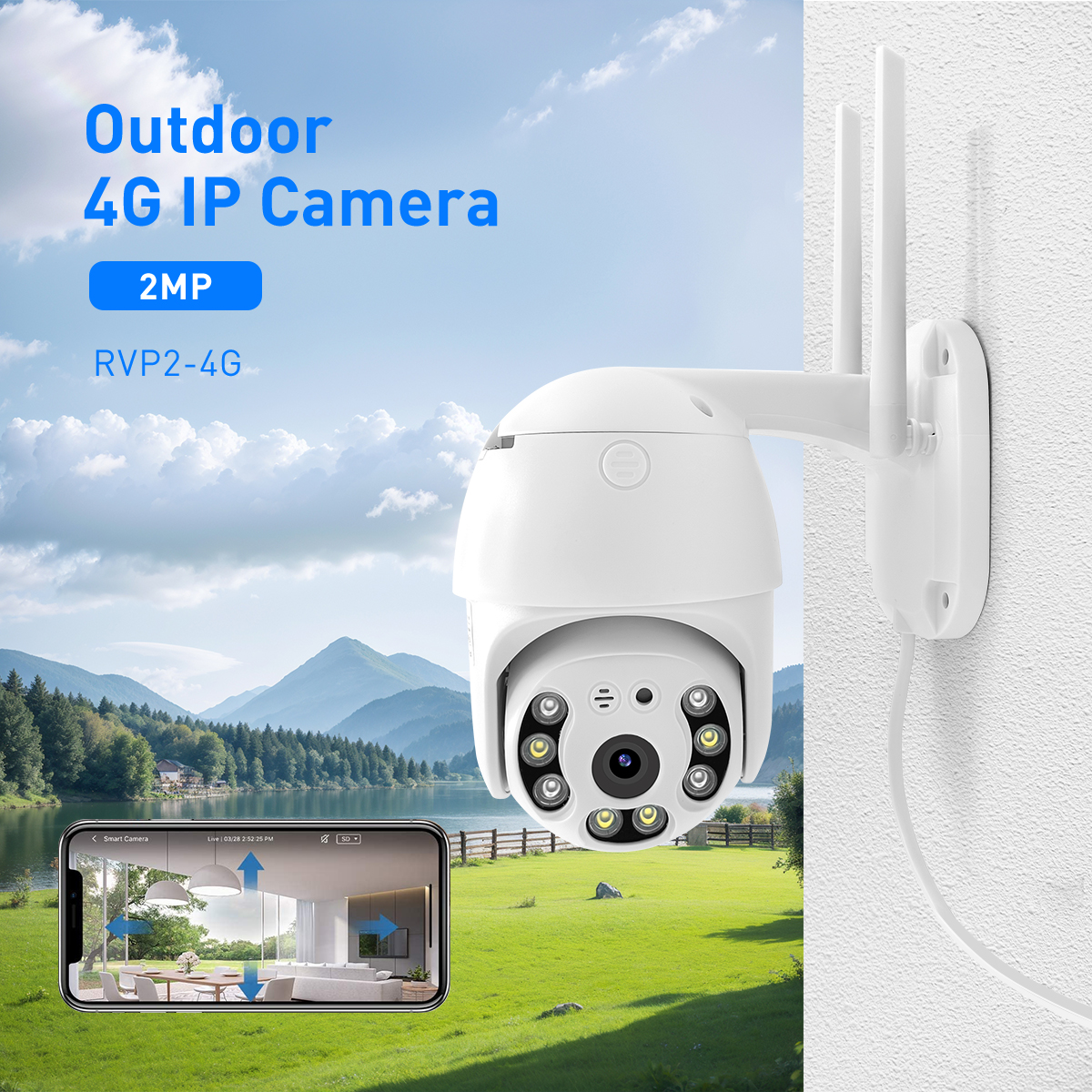 V380 RVP2 4G 2MP Waterproof Outdoor IPC details
