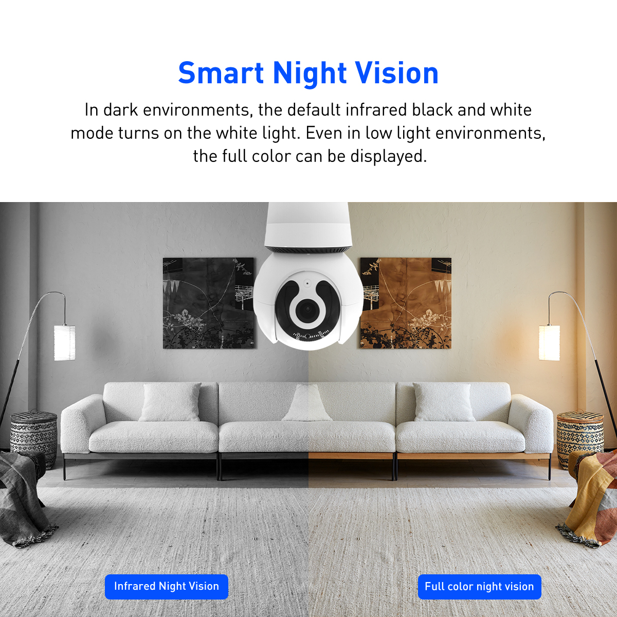 V380 RVQ26 WiFi 3MP Bulb IPC manufacture