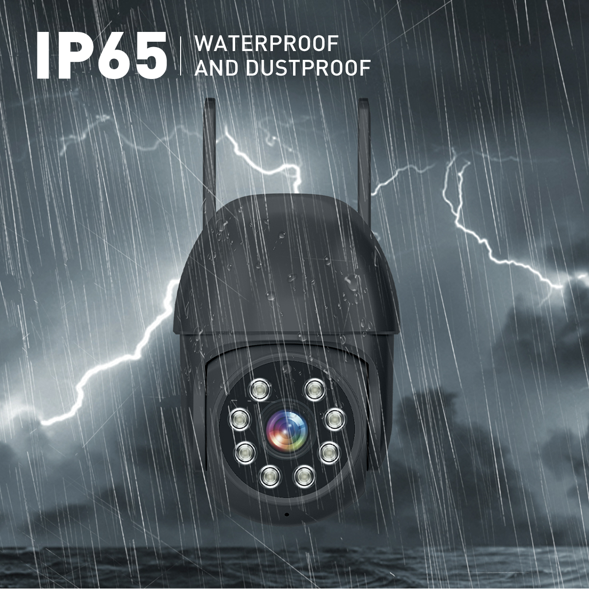 Tuya RQ4 WiFi 2MP/4MP Outdoor Wateproof Dome PTZ IPC supplier