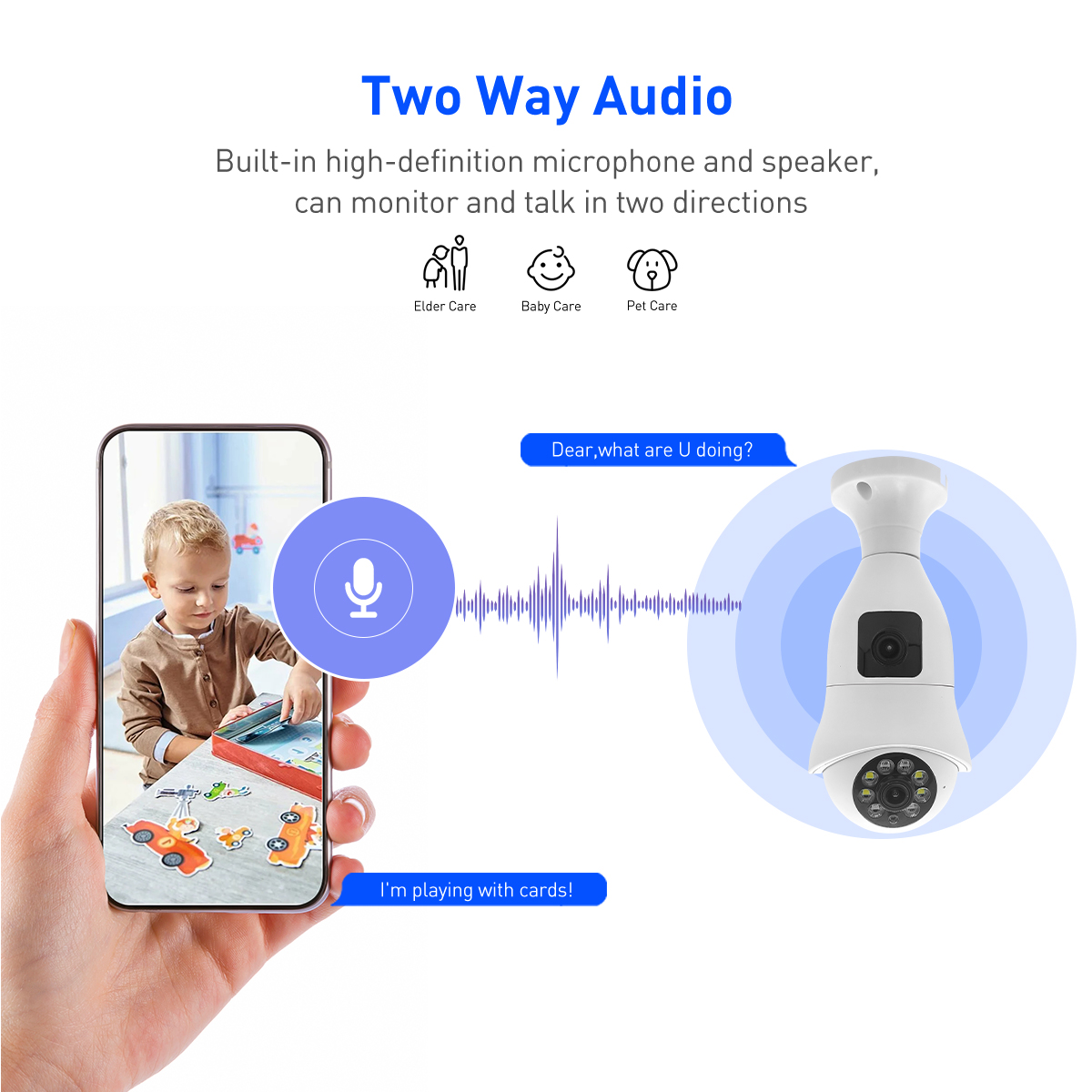 V380 RVSQ005 WiFi 2MP Bulb IPC factory