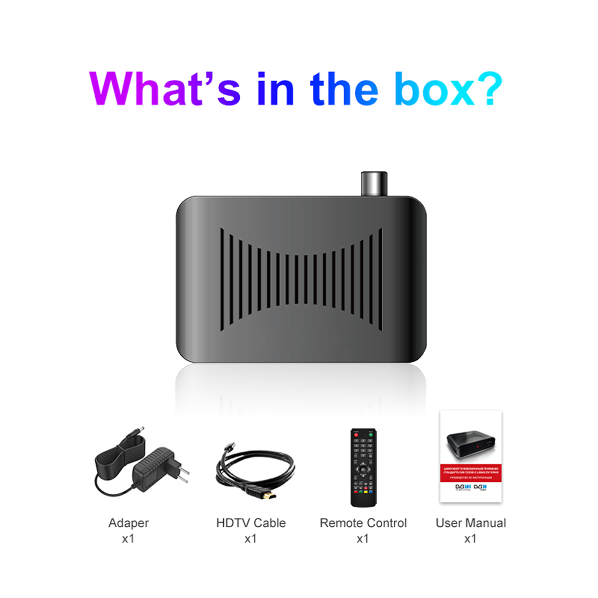 90mm Mini-4 DVB-T2 Receiver manufacture