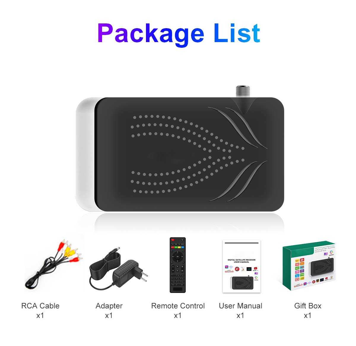 Mini-1 120mm Mini DVB-S2 Receiver details